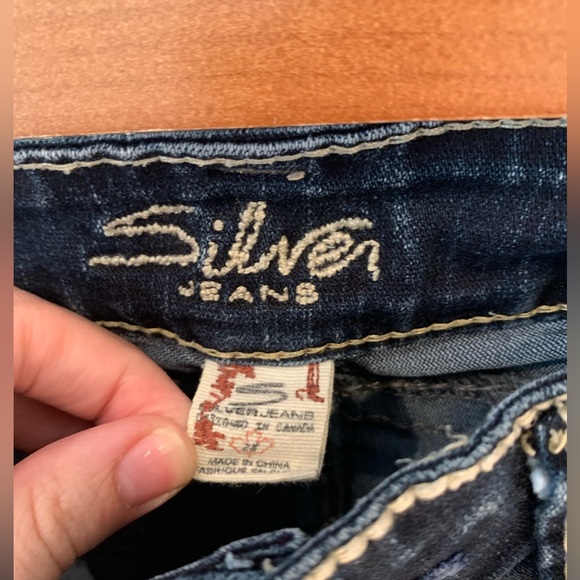 Silver Bootcut Jeans - Picture 2 of 3
